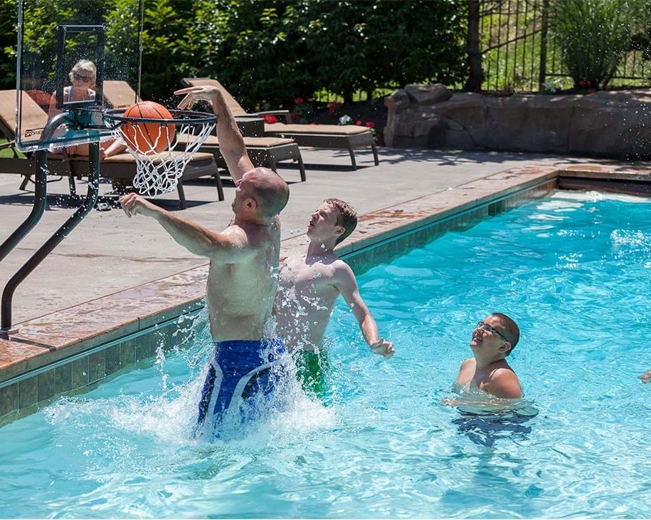 What Type of Basketball Hoop for Salt Water Pool?