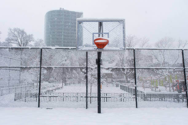 Winterize a Portable Basketball Hoop