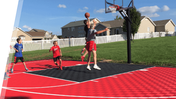 best surface for outdoor basketball court